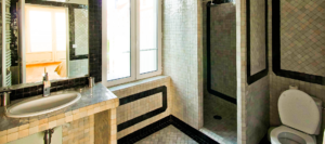 La salle de bain de l'Occident, maison de location saisonnière en Baie de Somme.