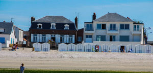 La maison de l'Occident vue de la plage, location saisonnière en Baie de Somme
